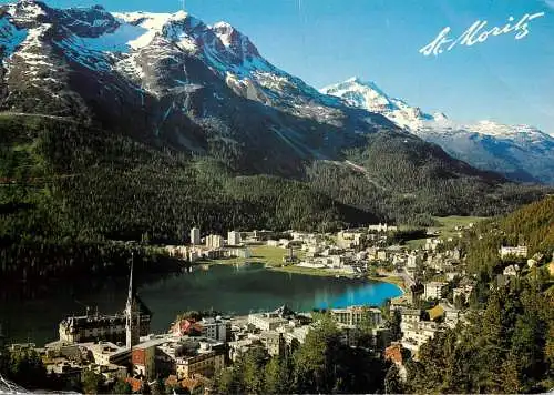Switzerland St Moritz vue generale