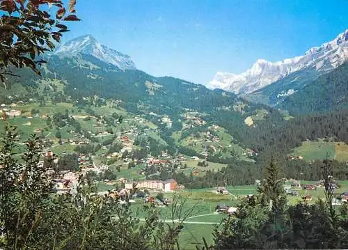 Switzerland Diableretes paysage de montagne vue generale