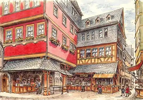 Germany Das Alte Frankfurt "Die Schirn" am Alten Markt