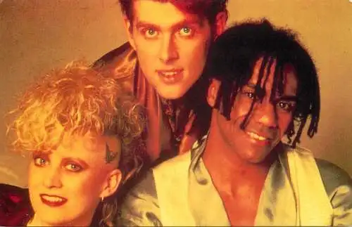 Music and musicians postcard Thompson twins