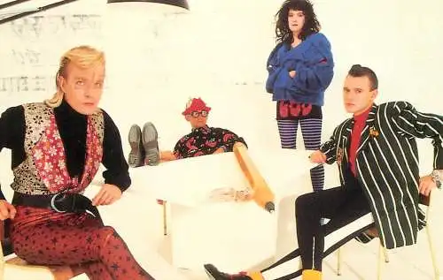 Music and musicians postcard ABC Poison Arrow 1987