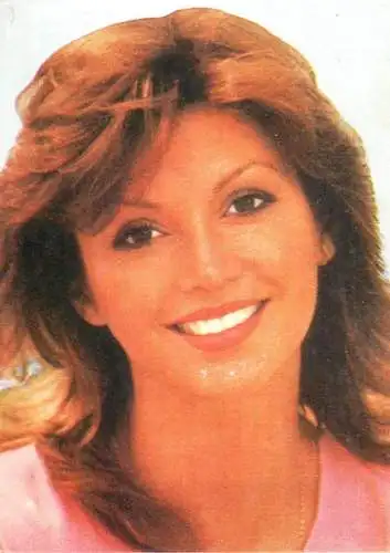 Film postcard actors Victoria Principal in Pamela