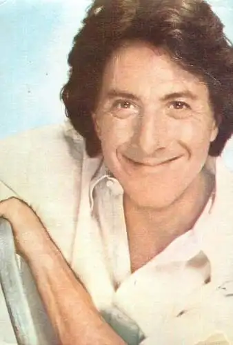 Film postcard actors Dustin Hoffman