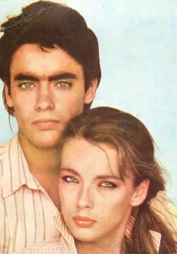 Film postcard actors Anthony Delon
