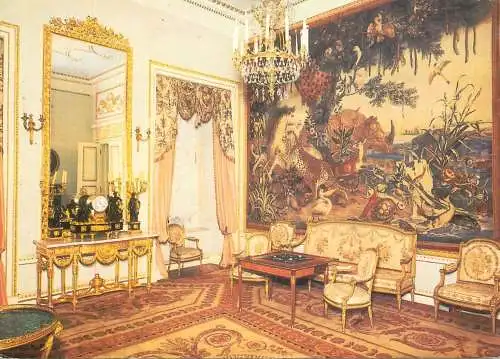 Russia Sankt Petersburg the Pavlovsk palace old drawing room