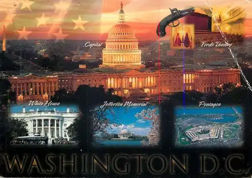 United States > Washington DC landmarks capitol white house pentagon Jefferson