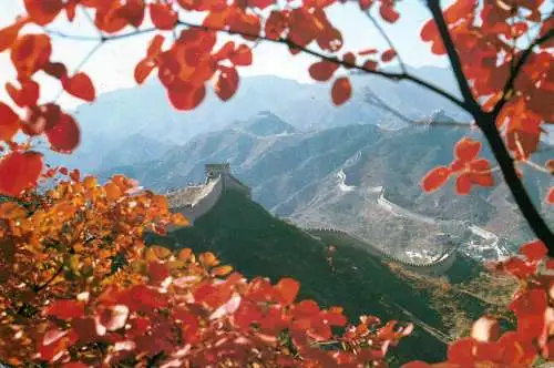 China Great Wall autumn colours
