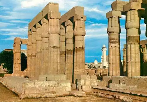 Egypt Luxor Temple Papyrus Columns