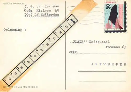 Netherlands Ontwerp ko van den Broecke