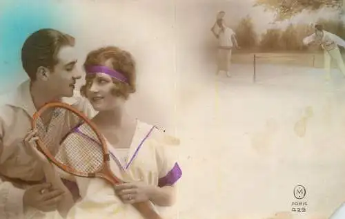 France Paris tennis card