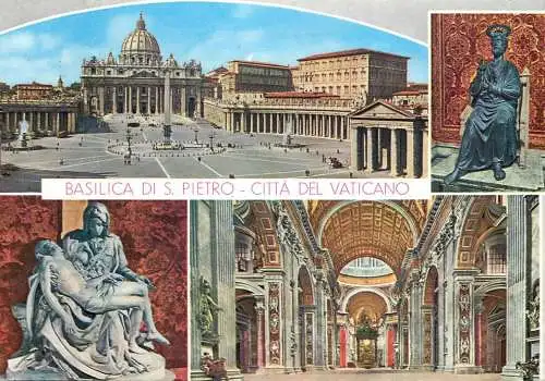 Italy Citta del Vaticano Basilica di S. Pietro multi view
