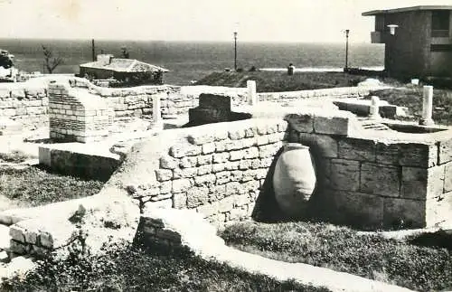 Romania Mangalia ruinele cetatii Callatis 1968
