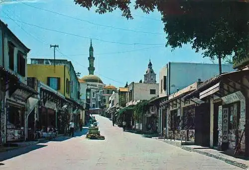 Greece Rhodos Socrates street