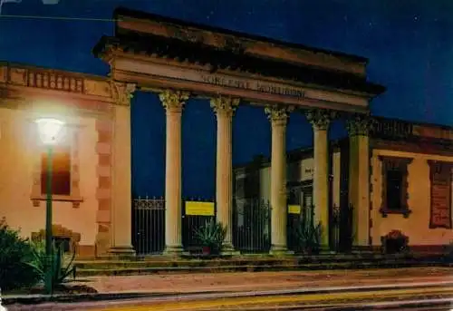 Italy Abano Terme Padova Ingresso Sorgente Montirone vista di  notte