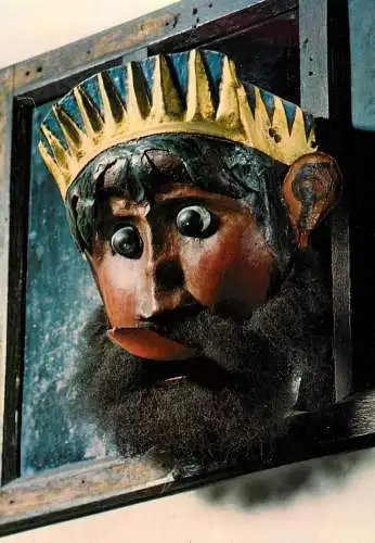 Der Basler Lallenkonig Bewegeliche Maske Historisches Museum