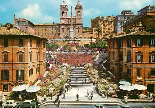 Italy Roma Piazza di Espagna Trinita dei Monti