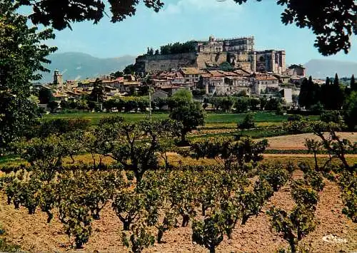 France Grignan (Drome) chateau de la Marquise de Sevigne vue generale