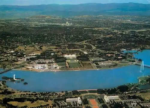 Australia Canberra aerial view
