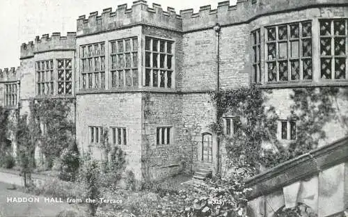 England Haddon Hall view from terrace