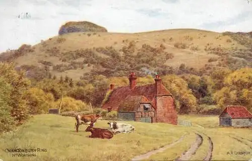England Chanctonbury Ring near Worthing