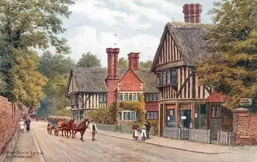 England Leigh - the Post Office signed illustration