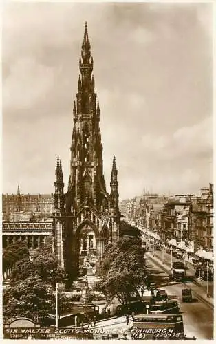Scotland Edinburgh Sir Walter Scott's Monument