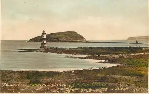 Wales Beaumaris Penmon Lighthouse & Puffin Island