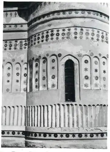 Romania architecture photo 9 x 12 cm Romania church facade 1965