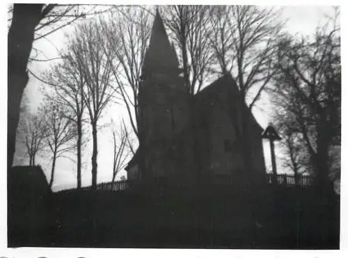 Romania architecture photo 9 x 12 cm Romania church facade and tower 1965