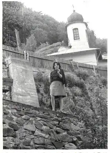 Romania architecture photo 9 x 12 cm Romania 1973 church