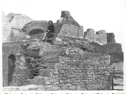 Romania architecture photo 9 x 12 cm citadel ruins