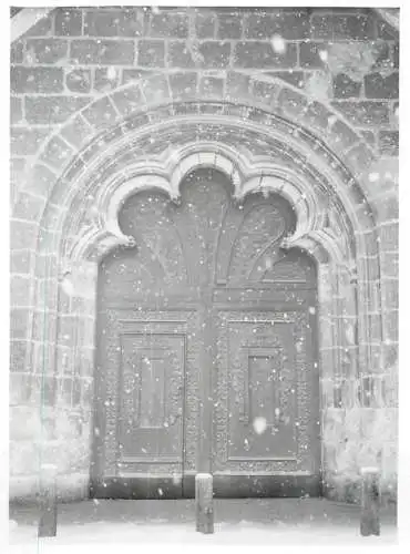Romania architecture photo 9 x 12 cm facade doorway and bass relief