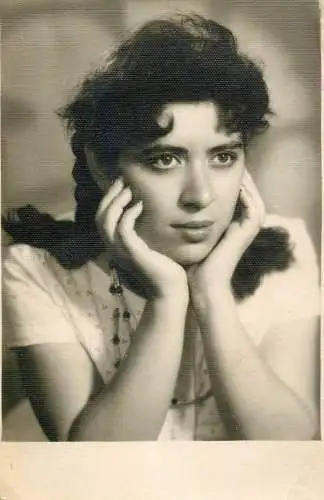 Original foto photo social history 1963 woman portrait