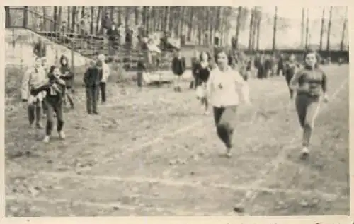 Original foto photo social history Romania athletic race
