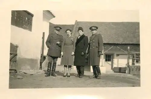 Original foto photo social history family and officers soldiers