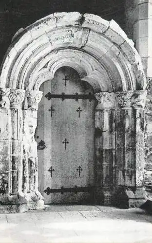 Scotland Iona Abbey Church of St Mary Sacristy door