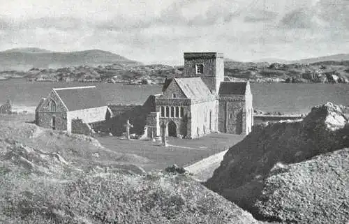 Scotland Abbey Church of St Mary, Iona & monastery buildings