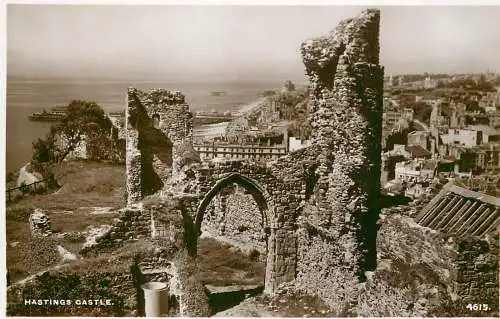 England Hastings castle ruins historical landmark