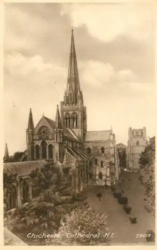 England Chichester Cathedral from northeast