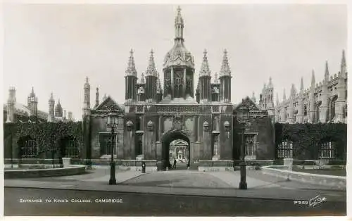 England Cambridge entrance to King's College