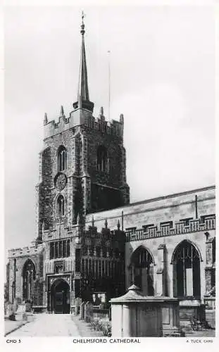 England Chlemsford Cathedral Tuck card real photo