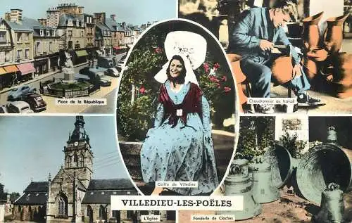 cpsm France Villedieu les Poeles différents aspects