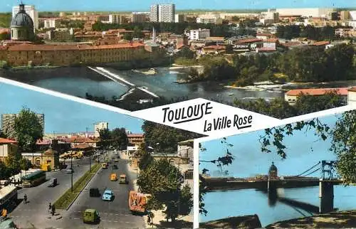 cpsm France Toulouse la Ville Rose multi view