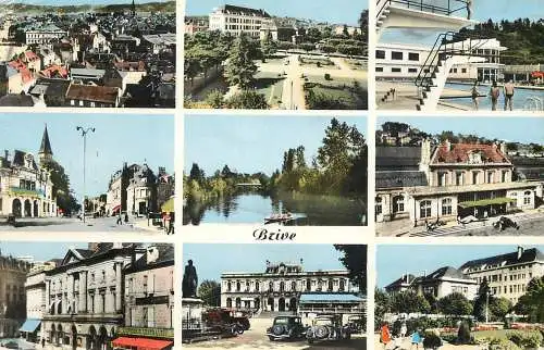 cpsm France Brive multi view