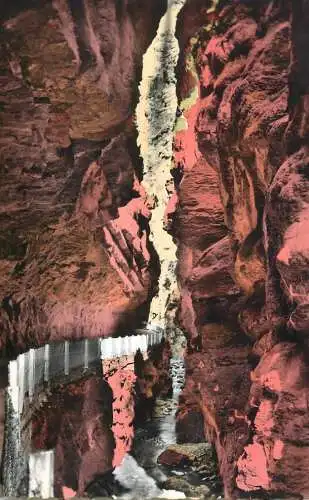 cpsm France Alpes Maritimes Les Gorges du Cians La Grande Blue