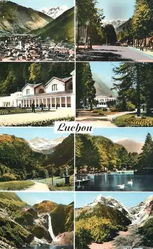 cpsm France Luchon multi view