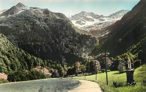 cpsm France Luchon Valle du Lys paysage de montagne