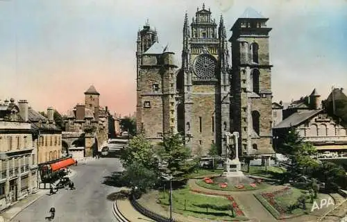 cpsm France Rodez (Aveyron) La Cathedrale