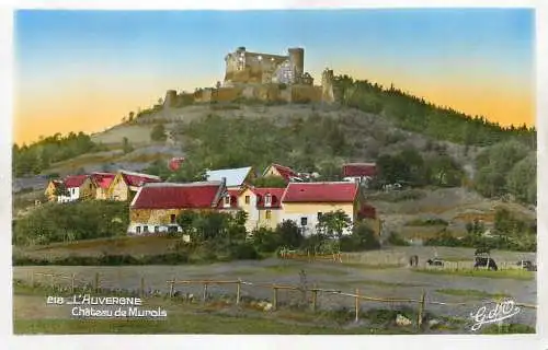 cpsm France L' Auvergne Chateau de Murols