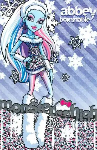 Monster High by Panini 2011 Mattel Inc. card Abbey bominable